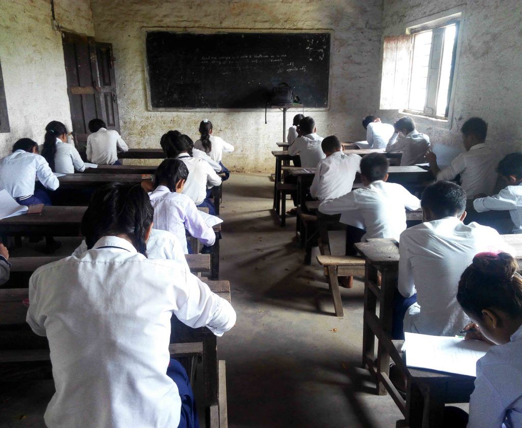 School Students Participating in the Survey of project